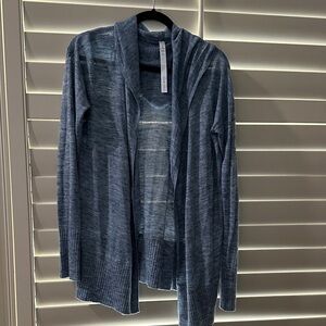 Lululemon Athletica Blue Cardigan